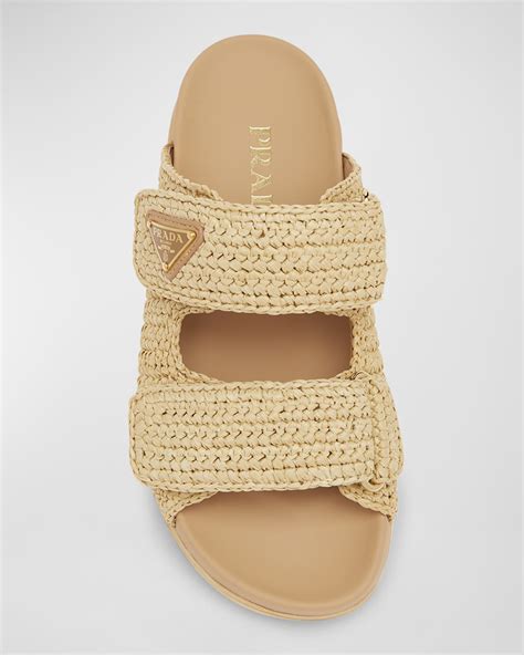 prada fussbett raffia sandals